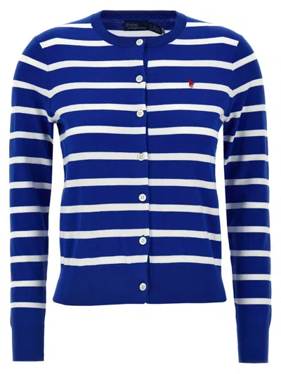 Polo Ralph Lauren Logo Embroidery Cardigan Jumper, Cardigans Multicolor