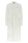 Polo Ralph Lauren Linen Shirt Dress With Long Sleeves And Waist Tie