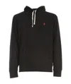 Polo Ralph Lauren Black Cotton-blend Sweatshirt In Black