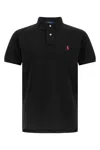 Polo Ralph Lauren Short-sleeve Polo Shirt With Traditional Collar And Embroidered Logo In Black