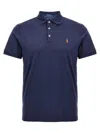 Polo Ralph Lauren Blue Cotton T-shirt In Blue