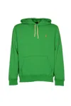 POLO RALPH LAUREN LOGO EMBROIDERY RIBBED HOODIE