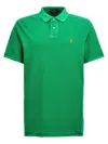 POLO RALPH LAUREN LOGO EMBROIDERY  SHIRT POLO GREEN