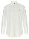 Polo Ralph Lauren Camicia In Cotone Bianco Uomo In White