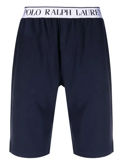 Polo Ralph Lauren Logo-embroidery Slim Shorts In Blue