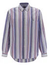 POLO RALPH LAUREN LOGO EMBROIDERY STRIPED SHIRT SHIRT, BLOUSE