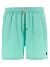 Polo Ralph Lauren Mens Two-slip-pockets Drawstring Swim Shorts Sunset Green Xxl