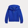 Polo Ralph Lauren Kids' Logo Fleece Full-zip Hoodie In Cruise Royal
