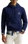Polo Ralph Lauren Logo Fleece Hoodie In Blue