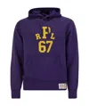 Polo Ralph Lauren Logo Fleece Hoodie In Blue