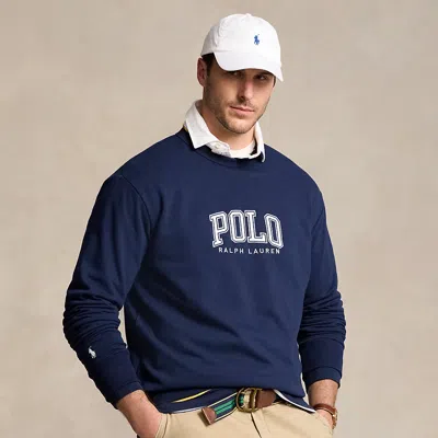 Polo Ralph Lauren Logo Fleece Sweatshirt In Cruise Navy