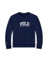 Polo Ralph Lauren Logo Fleece Sweatshirt Man Sweatshirt Navy Blue Size M Cotton, Polyester