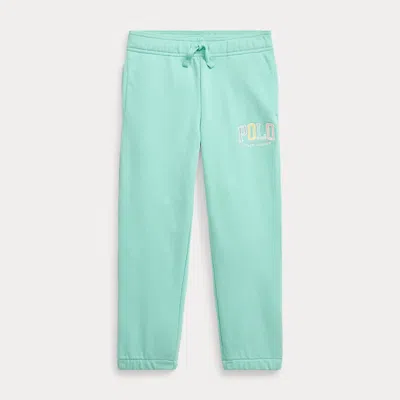 Polo Ralph Lauren Kids' Logo French Terry Sweatpant In Bayside Green