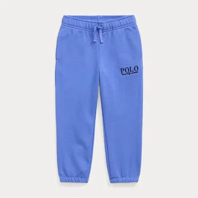 Polo Ralph Lauren Kids' Logo French Terry Sweatpant In Harbor Island Blue