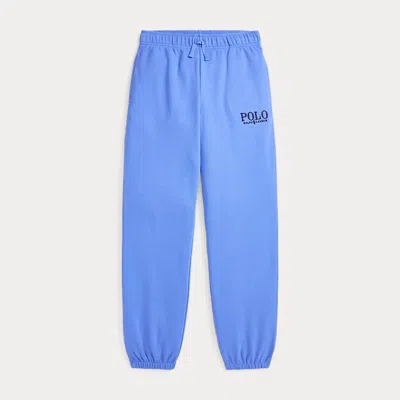 Polo Ralph Lauren Kids' Logo French Terry Sweatpant In Harbor Island Blue