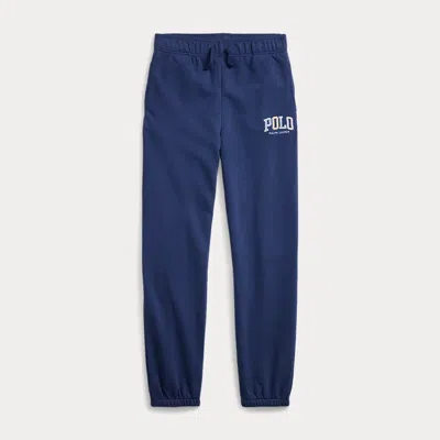 Polo Ralph Lauren Kids' Logo French Terry Sweatpant In Light Navy