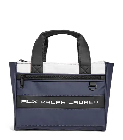 Polo Ralph Lauren Logo Golf Tote Bag In Blue