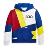 Polo Ralph Lauren Logo Graphic Pattern Hoodie In White