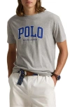 Polo Ralph Lauren Classic Fit Logo Jersey T-shirt In Grey