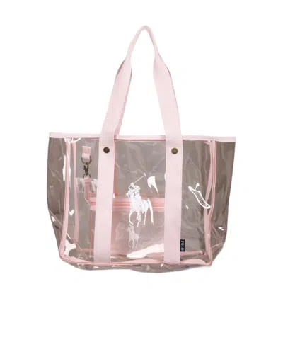 Polo Ralph Lauren Logo Handbag In Pink