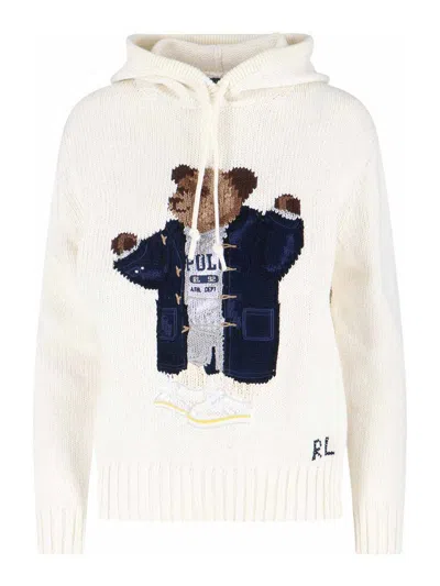 POLO RALPH LAUREN LOGO HOODED SWEATSHIRT
