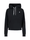 Polo Ralph Lauren Hooded Knitwear Drawstring Detail In Animal Print