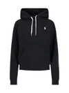 Polo Ralph Lauren Hooded Knitwear Drawstring Detail In Animal Print