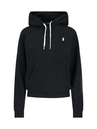POLO RALPH LAUREN POLO RALPH LAUREN LOGO HOODIE – BLACK