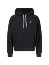 Polo Ralph Lauren Hooded Knitwear Drawstring Detail In Animal Print