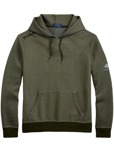 Polo Ralph Lauren Logo Hoodie In Green