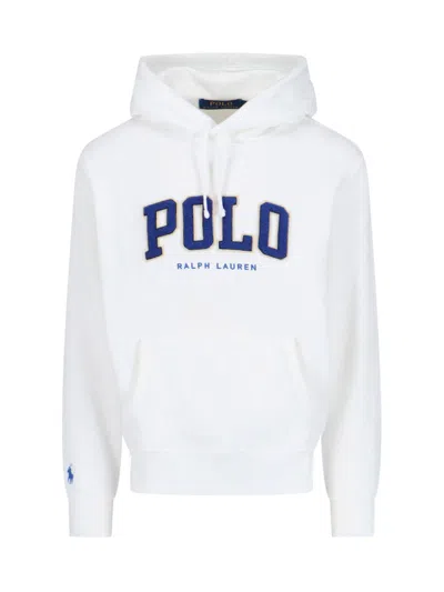 Polo Ralph Lauren Logo Hoodie In Animal Print