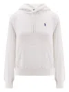 Polo Ralph Lauren Ralph Lauren White Jersey Hoodie With Motif In White