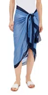 Polo Ralph Lauren Long Pareo Swim Cover-up In Periwinkle