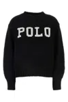 POLO RALPH LAUREN POLO RALPH LAUREN LOGO INTARSIA CREWNECK JUMPER