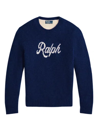 Polo Ralph Lauren Wool-blend Logo Sweater In Animal Print