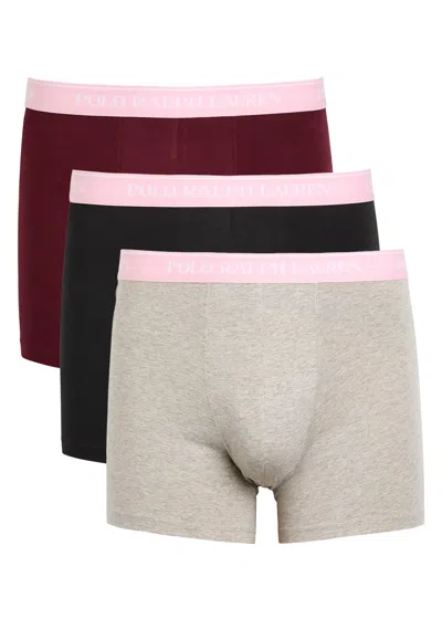 Polo Ralph Lauren Logo-jacquard Stretch-cotton Trunks In Multi