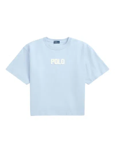 Polo Ralph Lauren Logo-lettering T-shirt In Cold Spring