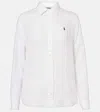 Polo Ralph Lauren Relaxed Fit Linen Shirt In White