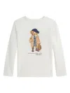 Polo Ralph Lauren Logo Long-sleeve T-shirt In White