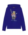 Polo Ralph Lauren Sweatshirt With Hood And Logo In Blue