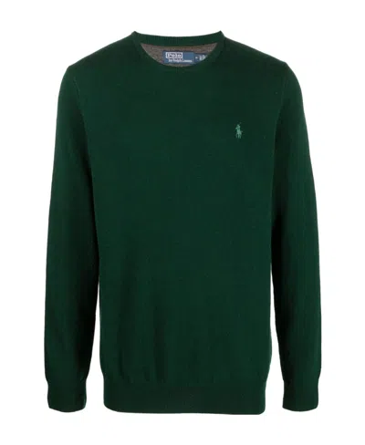 POLO RALPH LAUREN LOGO LONG-SLEEVED SWEATER