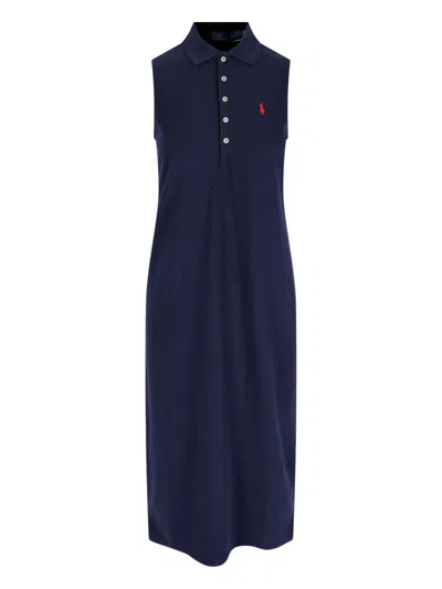 POLO RALPH LAUREN LOGO MIDI DRESS