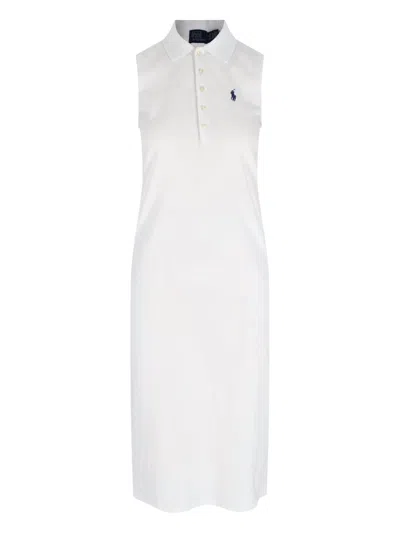 POLO RALPH LAUREN LOGO MIDI DRESS