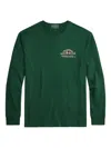 Polo Ralph Lauren Logo-motif Long-sleeve T-shirt In Green