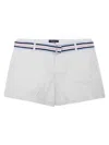 POLO RALPH LAUREN LOGO PATCH BELTED SHORTS