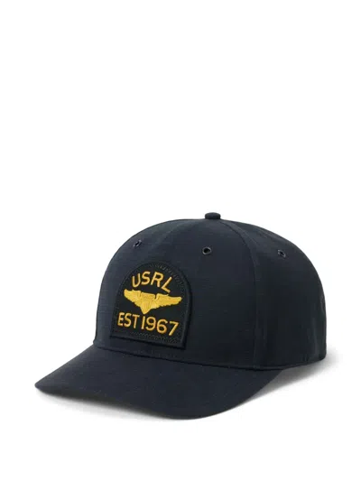 Polo Ralph Lauren Logo-patch Cap In Black