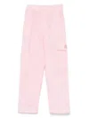 Polo Ralph Lauren Logo-patch Cargo Trousers In Pink