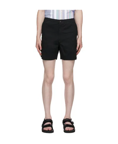 Polo Ralph Lauren Logo Patch Chino Shorts In Black