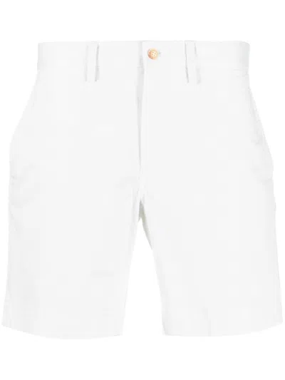 Polo Ralph Lauren Logo Patch Chino Shorts In White