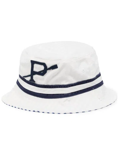 Polo Ralph Lauren Logo-patch Bucket Hat In White